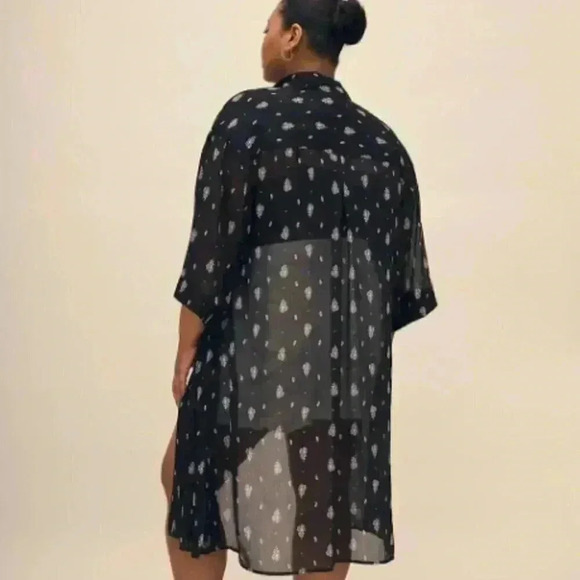 Penningtons  *NEW With Tags - Printed Bracelet-Sleeve Kimono Size 2/3 - Picture 3 of 14